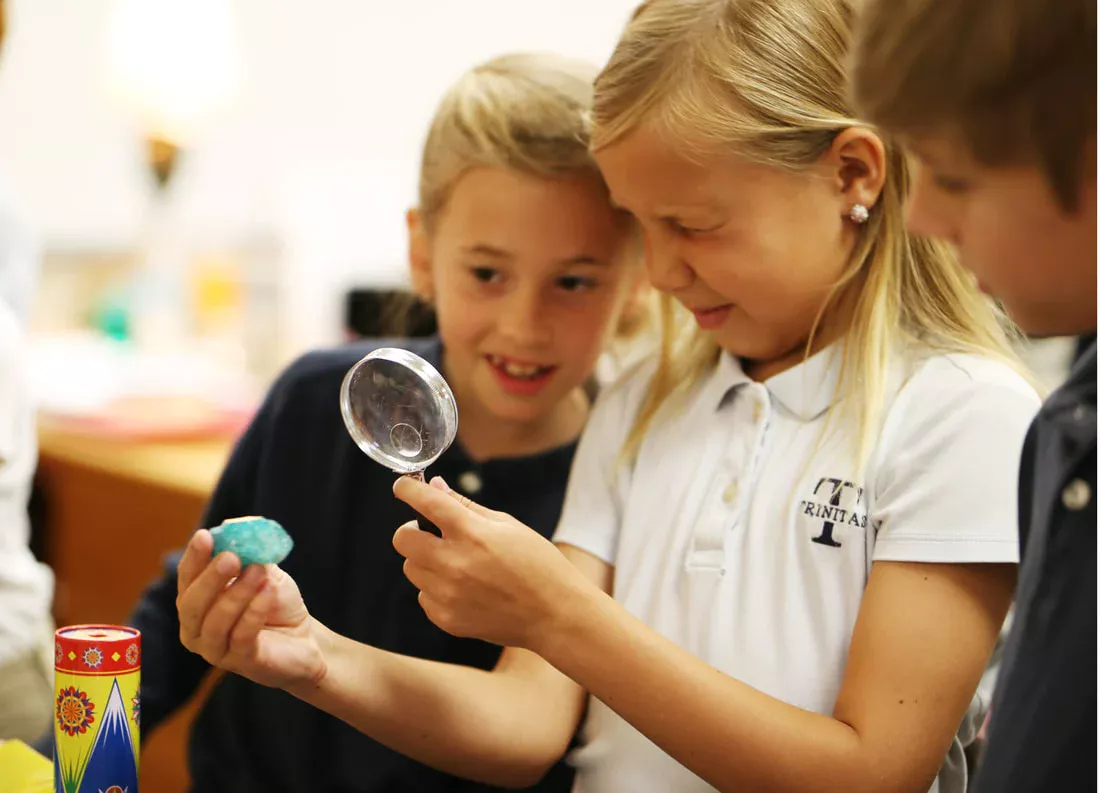 Trinitas students learning together